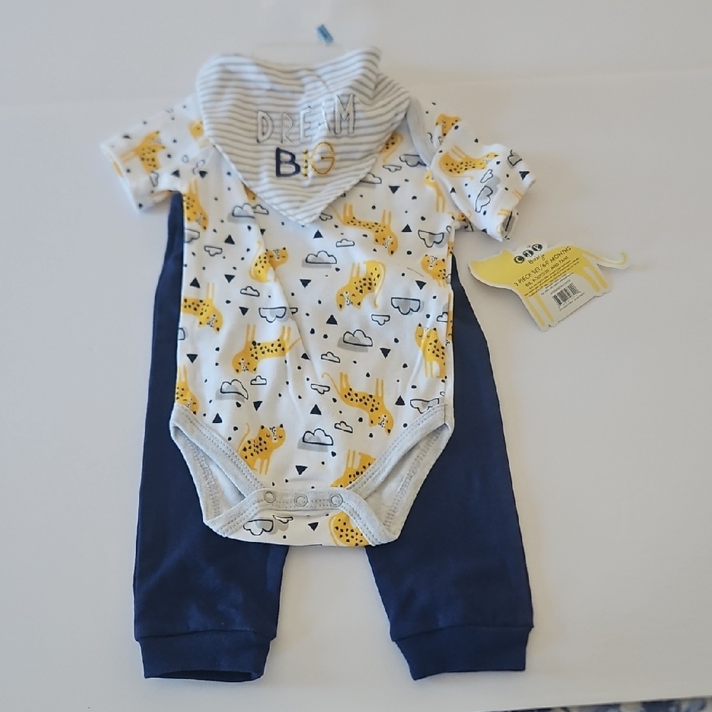 Dreamy Big Kids One Piece - Yellow and Blue